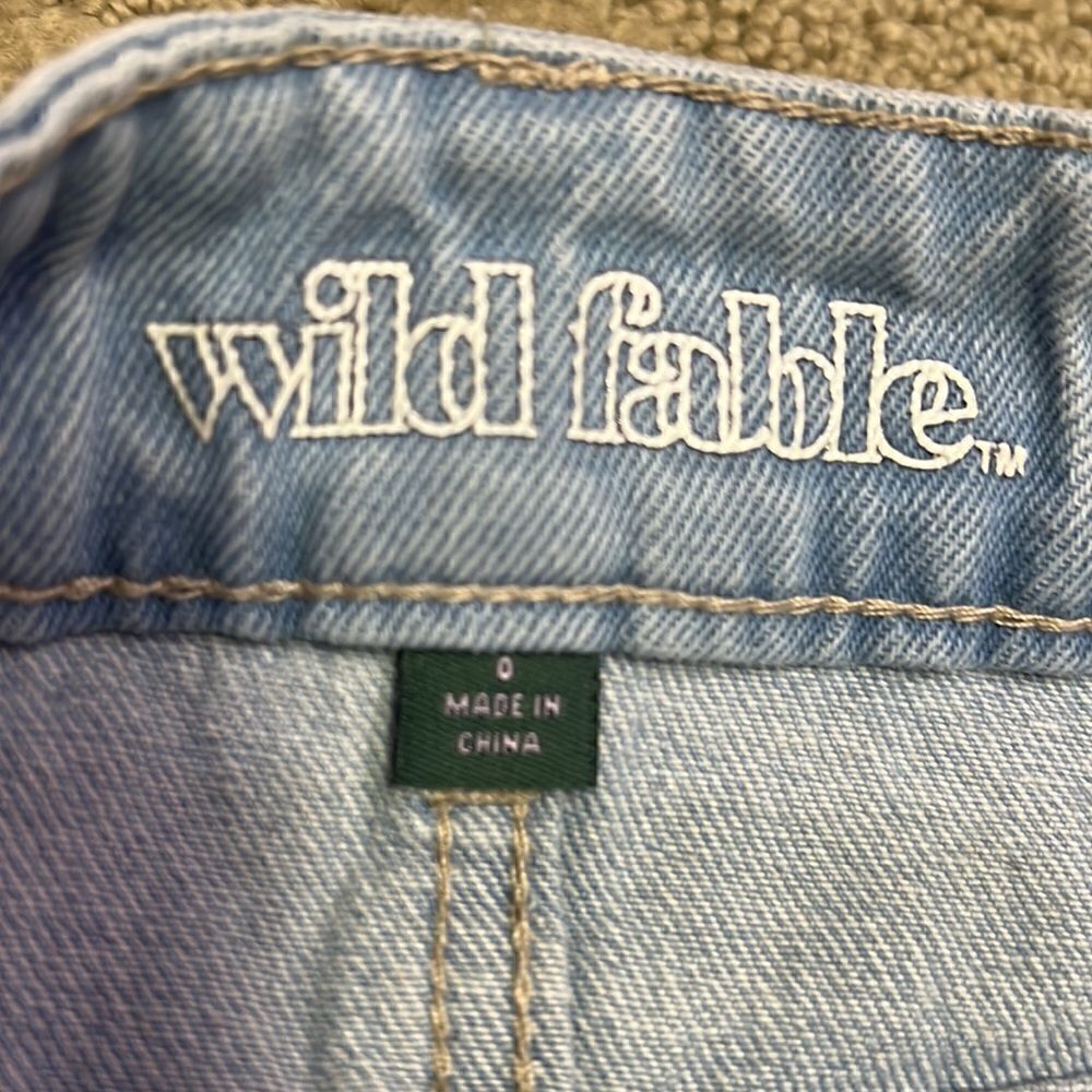 Wild Fable Women’s 0 Denim Mini Skirt - Picture 4 of 11